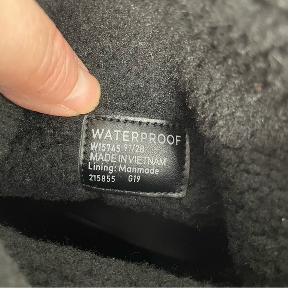 NWOB Cole Haan Quiana Waterproof Bootie Black Suede Boots  Size 9.5 B New - Picture 6 of 8